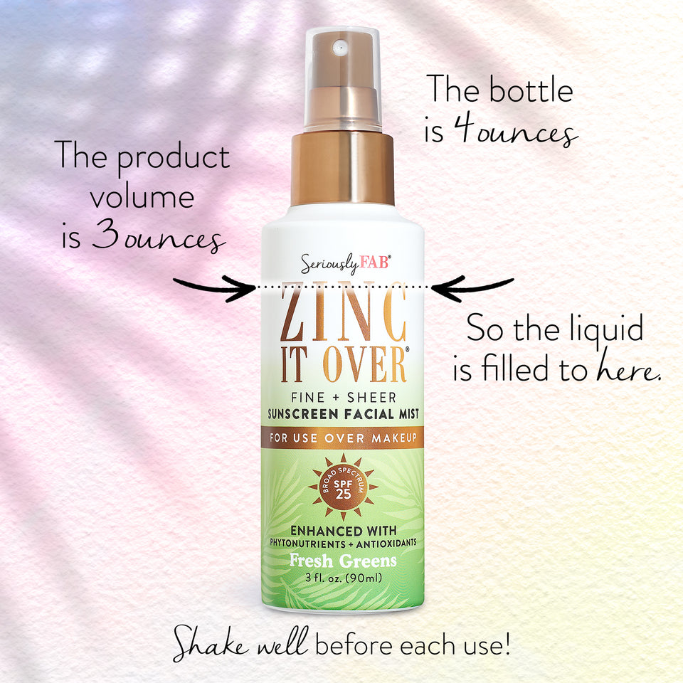 ZINC IT OVER® Fresh Greens Seriously FAB®